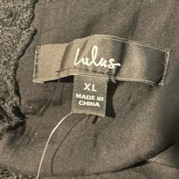 NWT Lulus For a Moment Lace Cut Out Mini Dress Size XL - Picture 6 of 9